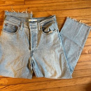 Levi’s ribcage straight jeans